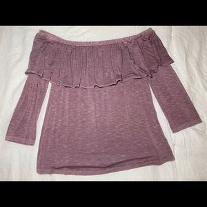 American Eagle off the shoulder top